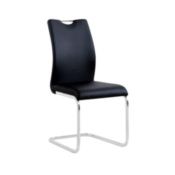 Dining Chair in Black/Grey/White PU with Stand Tube Guanxin Furniture  DD1468-25